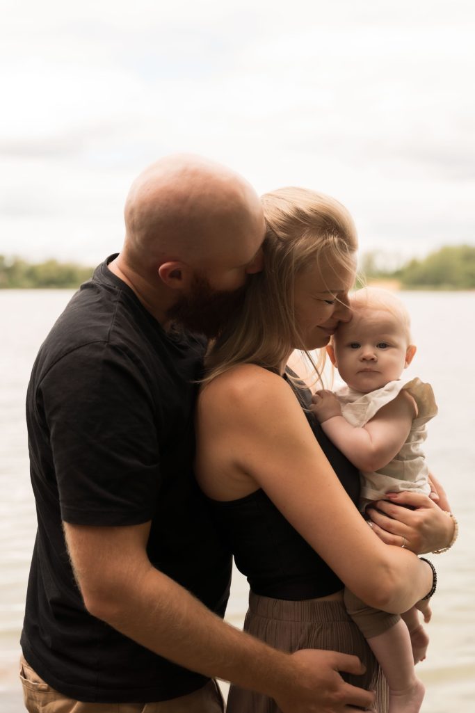 Familienfotoshooting zu dritt